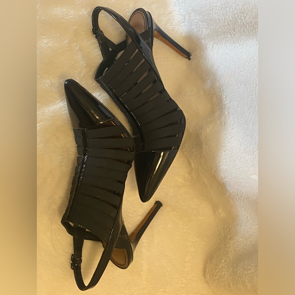 Donald J. Pliner Petro Strappy Cage Slingback Pump Heels Size 6 - Picture 4 of 7